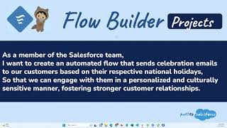 Flow Builder Projects 27  Creating Automated Celebration Emails for National Holidays in Salesforce [upl. by Ilysa856]