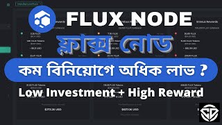 FLUX NODE  ফ্লাক্স নোড  কম বিনিয়োগে অধিক লাভ  মাইনিং থেকে মুনাফা বেশি [upl. by Rumpf]