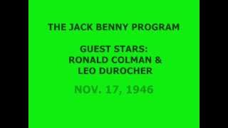 THE JACK BENNY PROGRAM  GUESTS RONALD COLMAN AND LEO DUROCHER 111746 [upl. by Anujra973]