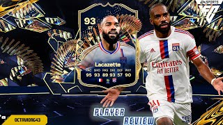 ¿SERÁ MEJOR QUE AUBAMEYANG EVO ALEXANDRE LACAZETTE 93 TOTS SBC REVIEW EN EAFC 24 ULTIMATETEAM [upl. by Onileba]