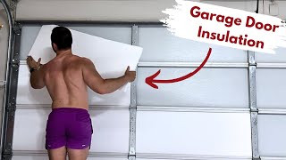 How to Insulate Your Garage Door in 2 Hours  Builds by Maz [upl. by Nozicka104]