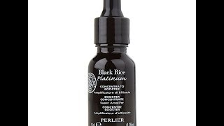 Perlier Black Rice Platinum Booster Face Serum AS [upl. by Lesiram]