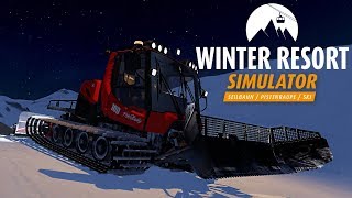 WINTER RESORT Simulator 4 Skipiste präparieren mit dem Pistenbully Release Version [upl. by Curren]