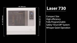 Toyotomi Toyostove Laser 730 15Second Spot  HighEfficiency Heating [upl. by Sherar113]