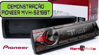 Demonstração Pioneer MVHS218BT [upl. by Sitnik427]