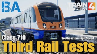 Third Rail Tests DC  Southeastern High Speed  London Overground Class 710  Train Sim World 4 [upl. by Gunzburg]