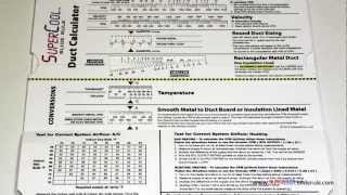 Duct Size  How to size a Duct System for a House [upl. by Arbe726]