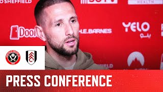 Conor Hourihane  Sheffield United v Fulham  Prematch press conference [upl. by Budwig]