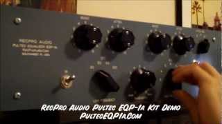 Pultec EQP1a Demo  RecPro Audio Kit [upl. by Trilly]