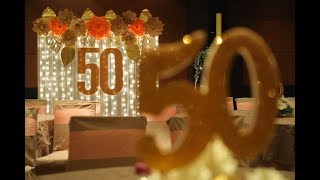 50th wedding anniversary program video [upl. by Dorrej]