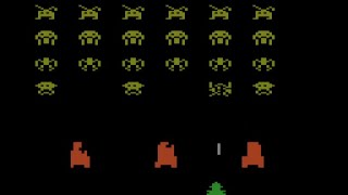 Space Invaders Atari 2600 Gameplay [upl. by Bridgette]