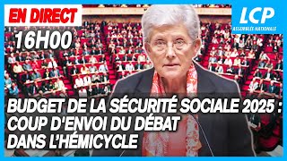 Budget de la Sécurité sociale 2025  coup denvoi en séance publique à lAssemblée [upl. by Yarrum]