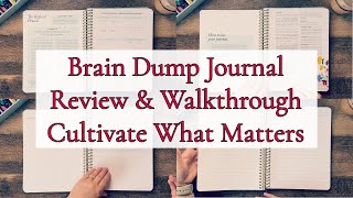 REFRESH BRAIN DUMP JOURNAL TO HELP WITH THE MENTAL LOAD  REVIEW amp WALKTHROUGH [upl. by Geof]