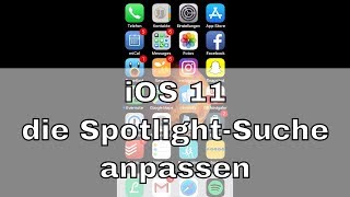 iOS 11  SpotlightSuche anpassen wenn Apps nicht gefunden werden [upl. by Suellen]