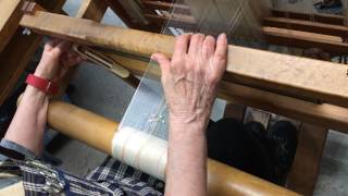 Weaving with Fine Silk Threads by Peggy Osterkamp [upl. by Rudd]