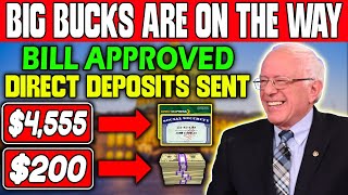 Big Bucks Are On The Way Bill Approved  4555200 Direct Deposits Sent  Social Security SSI SSDI [upl. by Evonne]