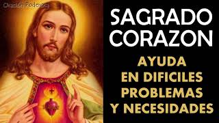 Sagrado Corazón oración para pedir ayuda en dificiles problemas y necesidades [upl. by Ueihttam676]