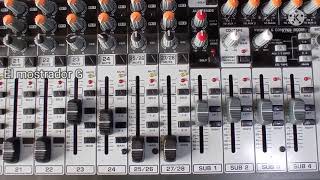 Tutorial de como utilizar Subgrupos en la BEHRINGER EURODESK SX3242FX [upl. by Nilerual]