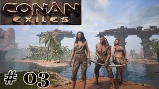 Conan Exiles 03 Erster Sandsturm und Altare bauen Lets Play Deutsch HD [upl. by Attenehs955]