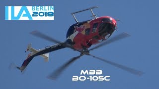 4Kᵁᴴᴰ Red Bull Bo105 Pilot Shows Crazy Aerobatic Stunts  ILA Berlin 2018 [upl. by Aciram754]