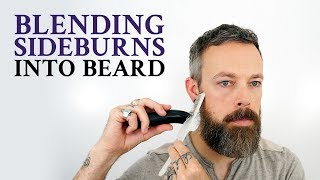 How to blend sideburns into your beard [upl. by Blackburn]