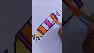 Beautiful Drawing 😍 Pichkari for Kids  Kids Videos holi happyholi kids [upl. by Clava]