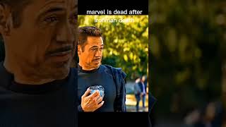 Marvel is dead after Ironman death 😭😥 shorts [upl. by Ardiedak64]