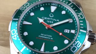 Certina DS Action Diver Powermatic 80 Titanium C0324074408100 [upl. by Haggerty193]