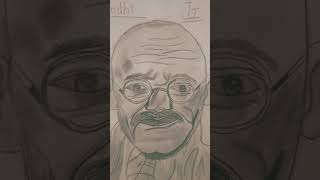 drawing Of Gandhiji ❤️❤️ [upl. by Mccafferty]