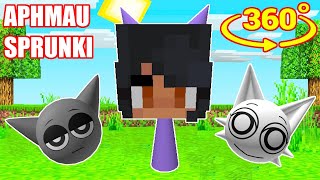 Aphmau Became an INCREDIBOX SPRUNKI in Minecraft 360° [upl. by Atlante]