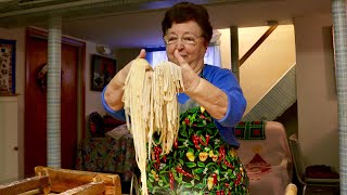 Pasta Grannies meets Nonna Maria from New Jersey [upl. by Ajile]