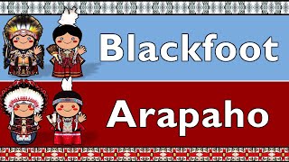 ALGONQUIAN BLACKFOOT amp ARAPAHO [upl. by Norina240]