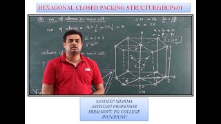 Hexagonal Close Packed StructureSolid State Physics [upl. by Aciretahs]