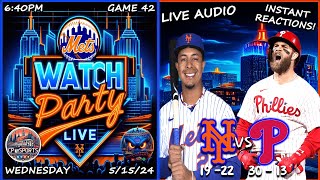 New York Mets vs Philadelphia Phillies Watch Party LIVE  Mets vs Phillies  Mets Game  MLB [upl. by Millham682]