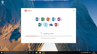 Install Office 2016 On Windows 10 [upl. by Akemrej722]