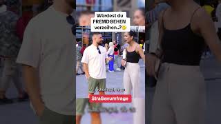 Fremdgehen verzeihen shayangarciacomedy funny interview lustig humor viral foryou shorts [upl. by Morel214]