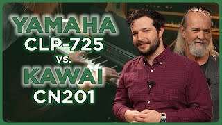 The Best In Home Digital Piano to Learn On Yamaha CLP725 vs Kawai CN201 [upl. by Ellohcin]