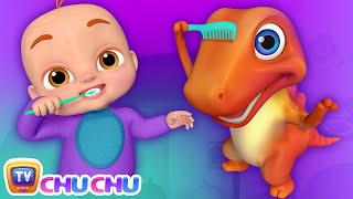 This Is The Way We Brush Our Teeth  ChuChu TV Funzone 3D Nursery Rhymes amp Kids Songs [upl. by Ahsinoj]