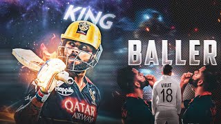 BALLER FT VIRAT KOHLI EDIT  VIRAT KOHLI STATUS  BALLER EDIT  VIRAT KOHLI EDIT  KING KOHLI EDIT [upl. by Lliw]