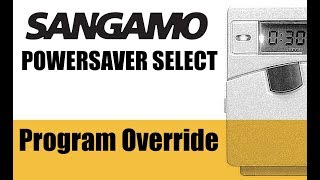 Sangamo Powersaver Select PSS  Program Override off [upl. by Egas]