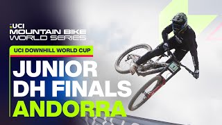 Junior Downhill World Cup  Pal Arinsal Andorra  UCI Mountain Bike World Series [upl. by Yt580]