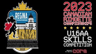 2023 U16AA Skills Competition  Canadian National Ringette Championships [upl. by Aaron359]