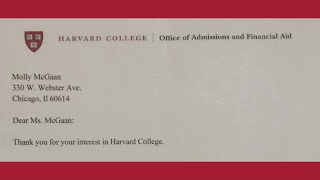 Harvard College rejection letter [upl. by Pettiford]