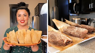 How to make SWEET TAMALES de CHURRO 3 WAYS The BEST Step By Step Recipe  Mexican cooking [upl. by Kenzie]