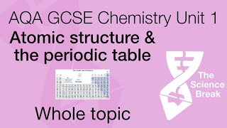 Whole of Unit 1 AQA GCSE Chemistry  Atomic Structure and the periodic table [upl. by Ynohta]