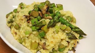 Grundrezept für Risotto zB mit Spargel und Champignons [upl. by Oconnor]