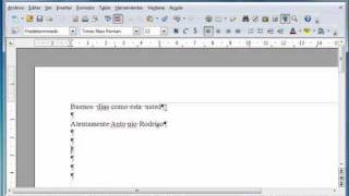 Openoffice writer caracteres no imprimibles  wwwofimaticaparatorpescom [upl. by Aldus599]