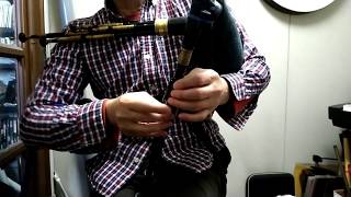 Northumbrian tune play on Northumbrian Small Pipes [upl. by Einuj]