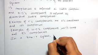 rs complement and r1s complement [upl. by Adriel391]