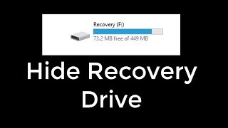 Hide RecoveryOEM partition [upl. by Victory]